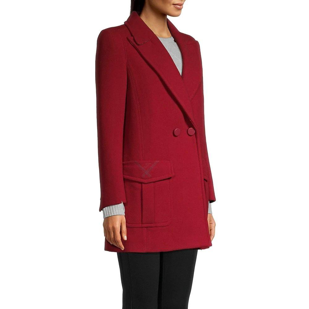 Manteau Fendi multicolore en laine vierge