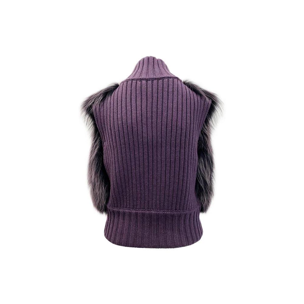 Fabiana Filippi Gray Merino Wool Sleveless Jacket by Fabiana Filippi