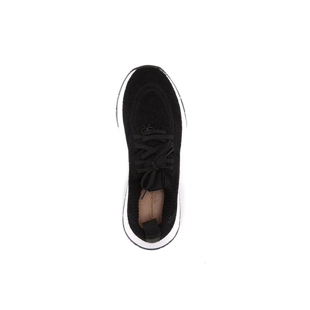 Gianvito Rossi Black Fabric Athletic Sneakers by Gianvito Rossi