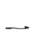Gianvito Rossi Black Plexiglass Ballet Flats by Gianvito Rossi