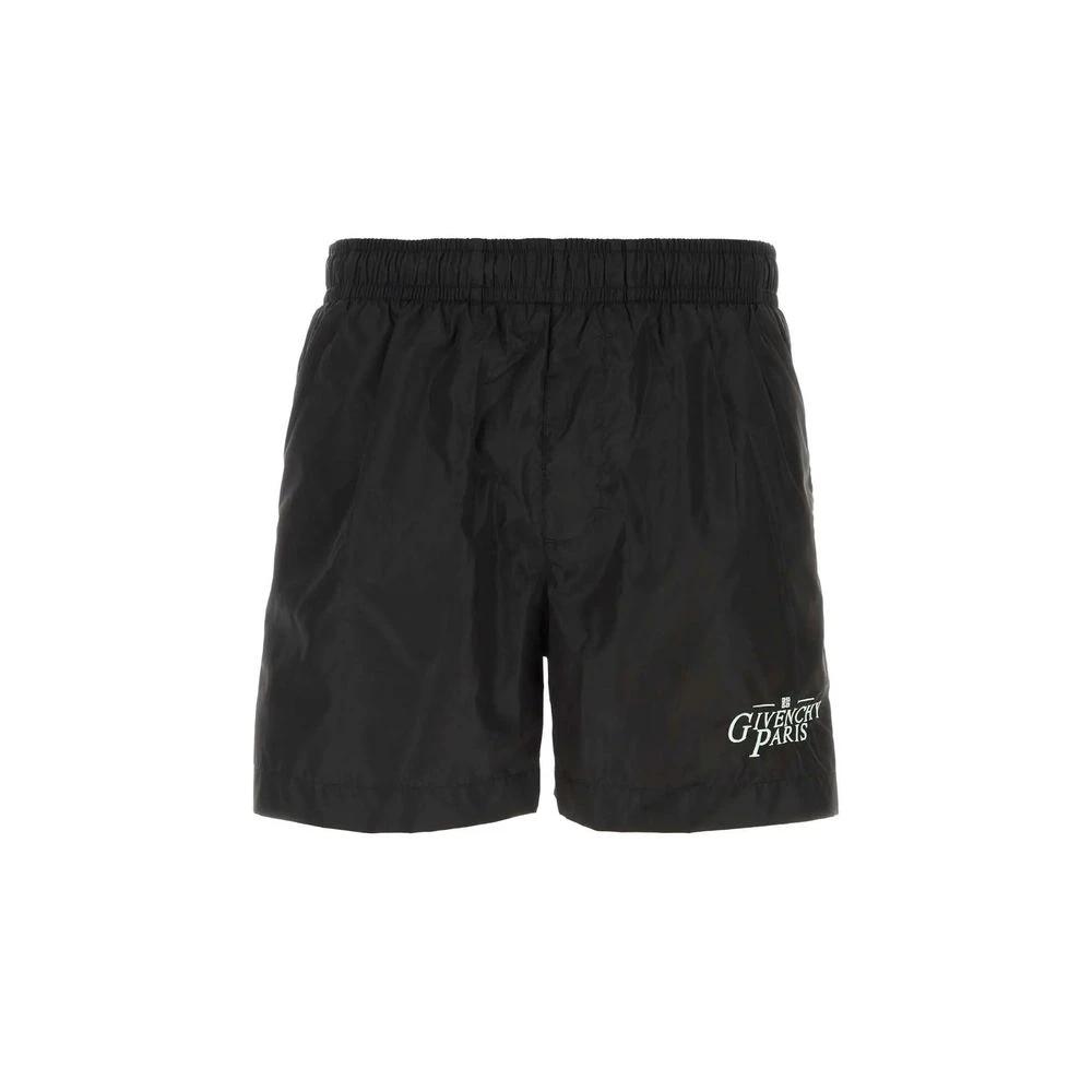 Givenchy Black Polyamide Swim Shorts by Givenchy