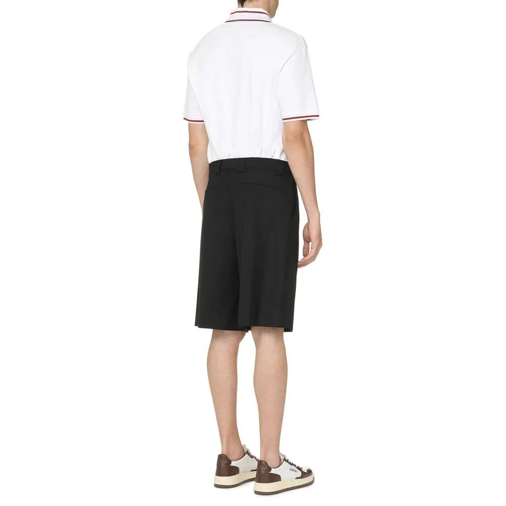 Gucci Black Polyester Bermuda Shorts by Gucci