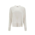 Herno White Cashmere Cashmere Sweater by Herno