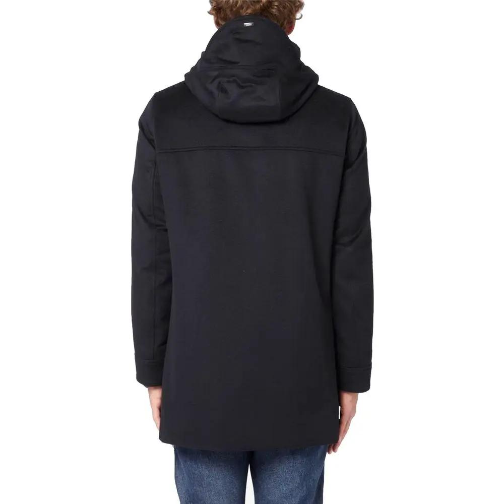 Manteau en cachemire noir Herno