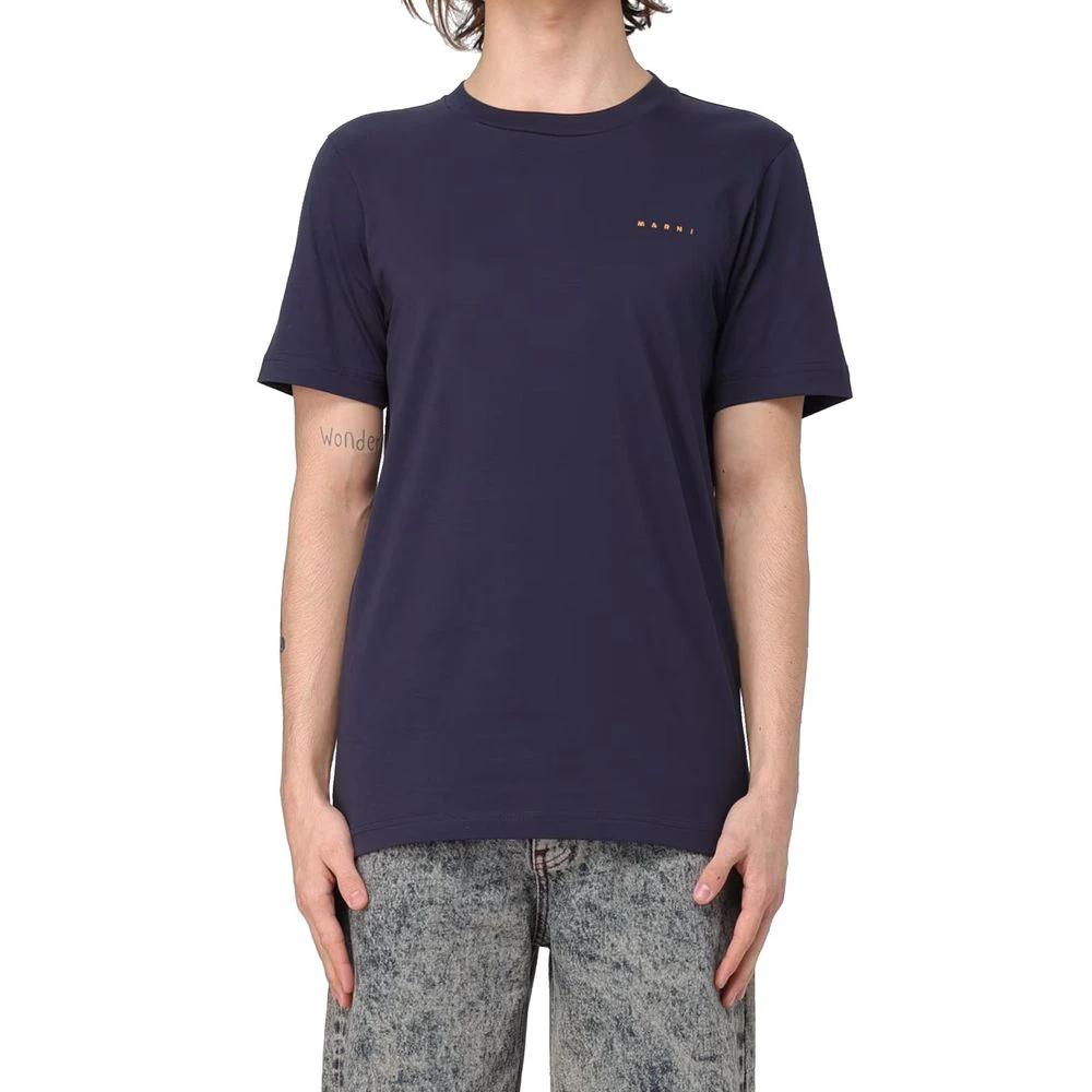 Marni Black Cotton T-Shirt by Marni