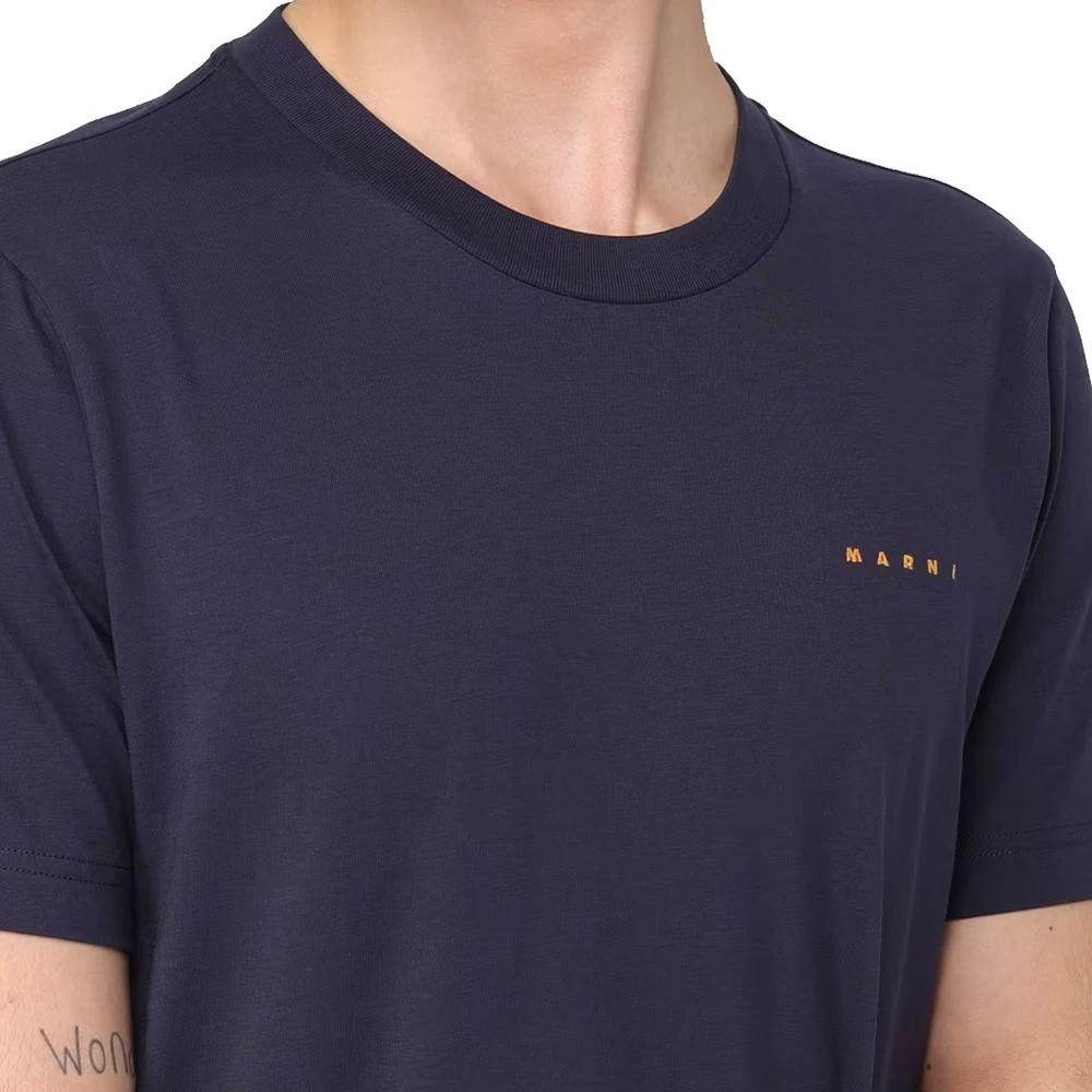 Marni Black Cotton T-Shirt by Marni