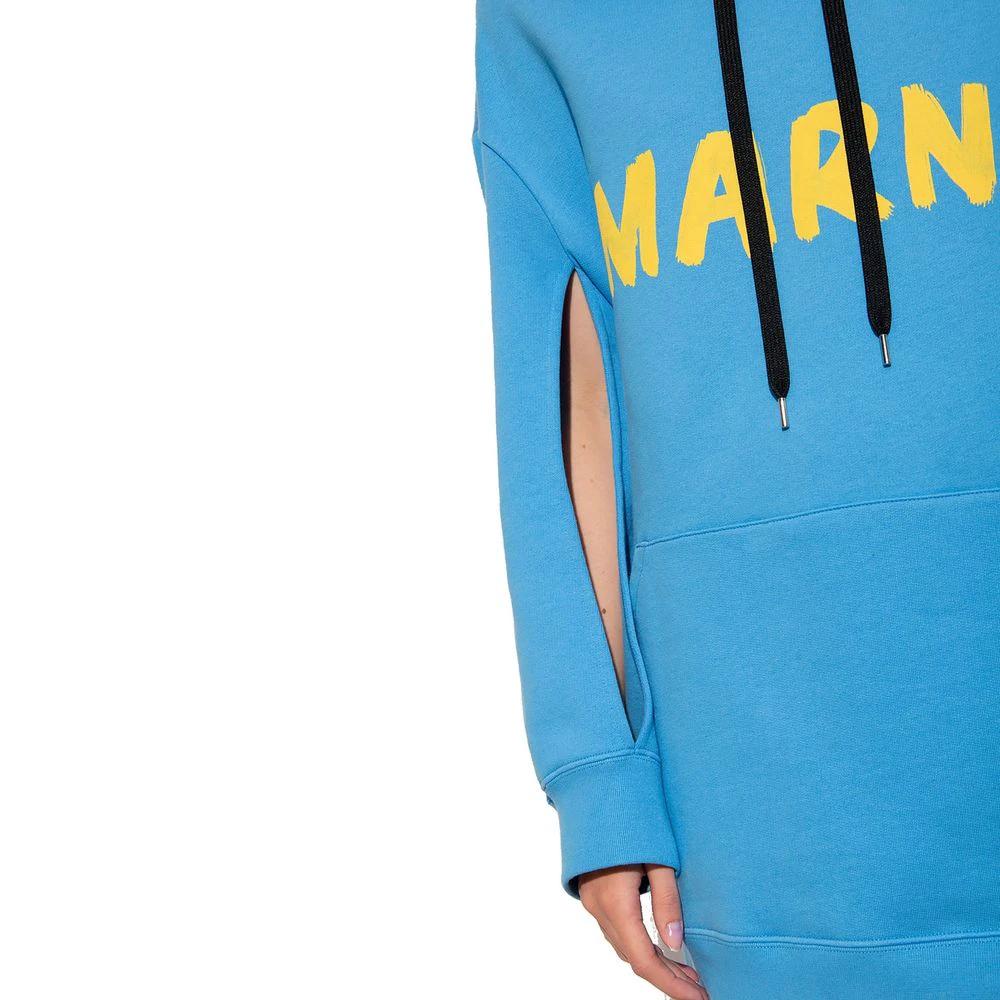 Marni Blue Cotton Sweatshirt by Marni