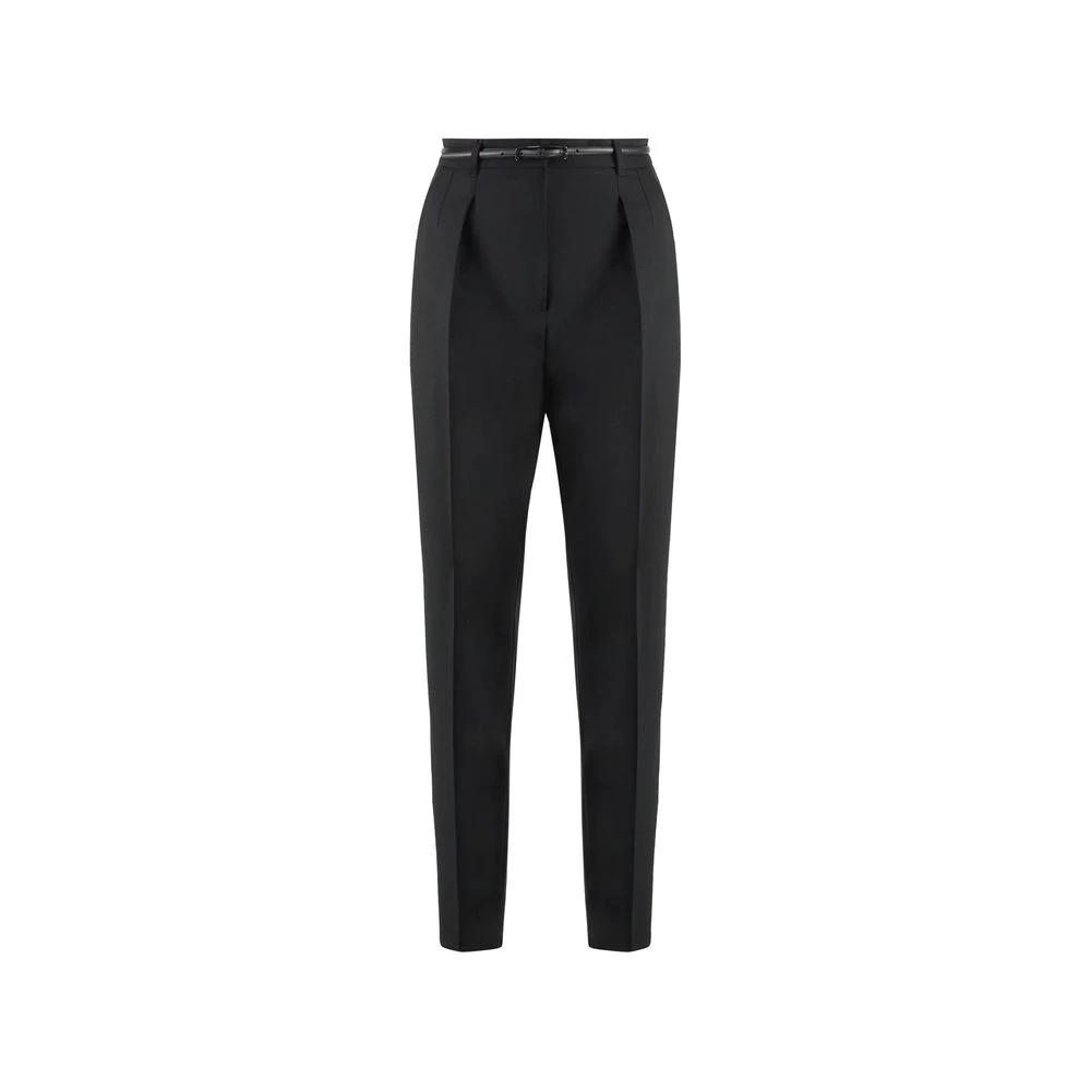 Max Mara Black Elastane Dress Pants by Max Mara