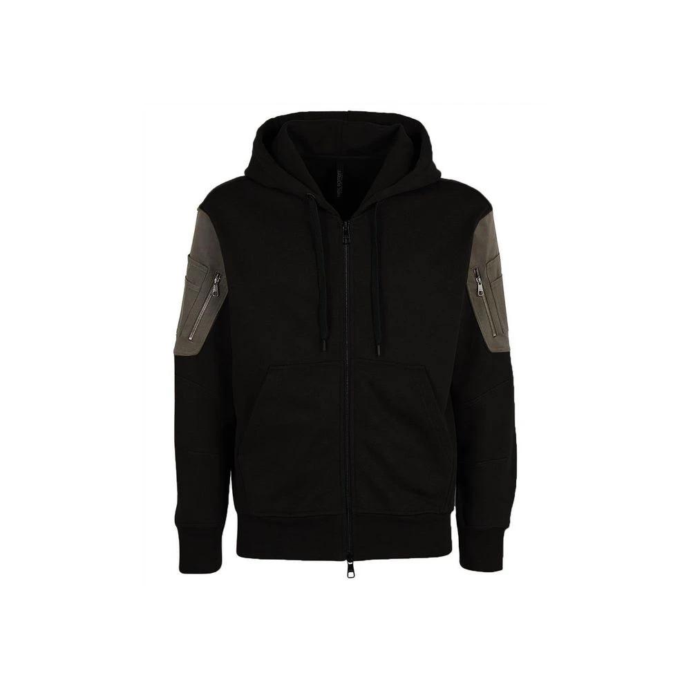 Neil Barrett Black Cotton Sweatshirt by Neil Barrett