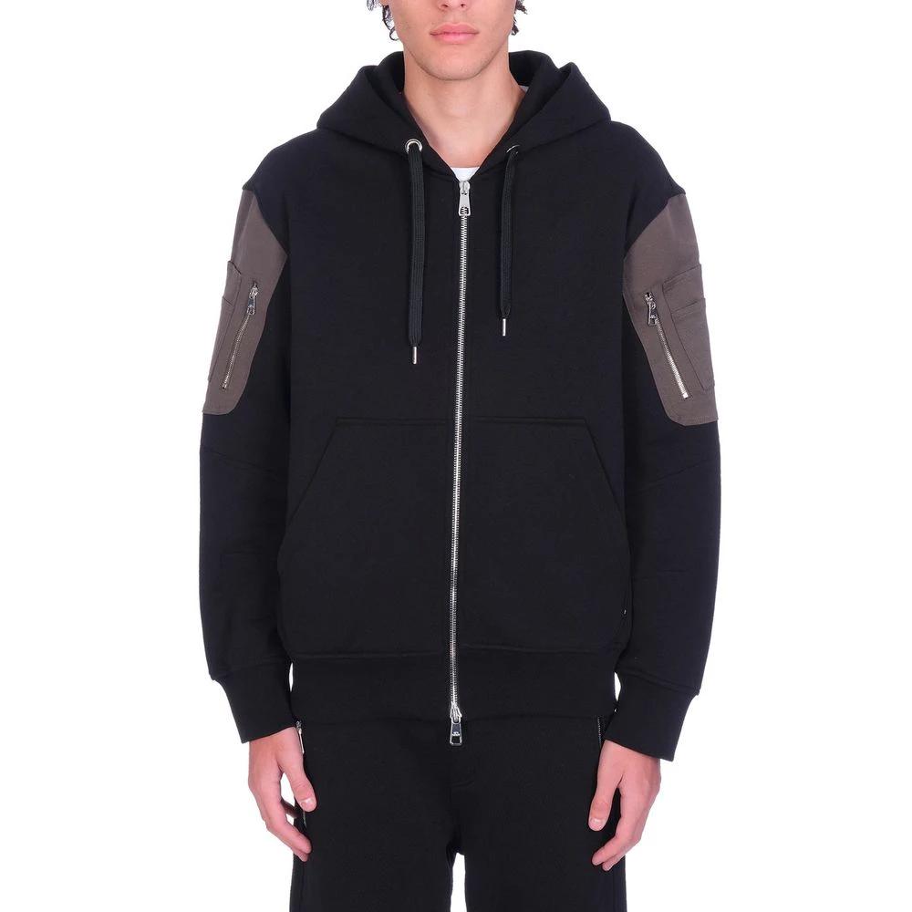 Neil Barrett Black Cotton Sweatshirt by Neil Barrett