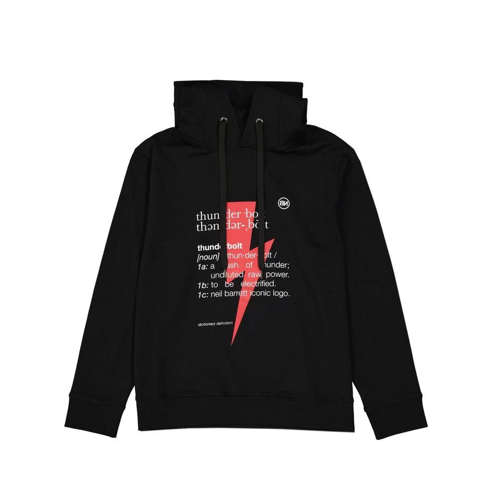 Neil Barrett Black Cotton Sweatshirt by Neil Barrett