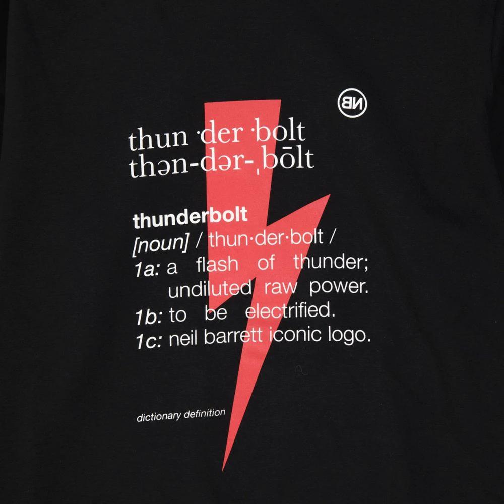 Neil Barrett Black Cotton Sweatshirt by Neil Barrett