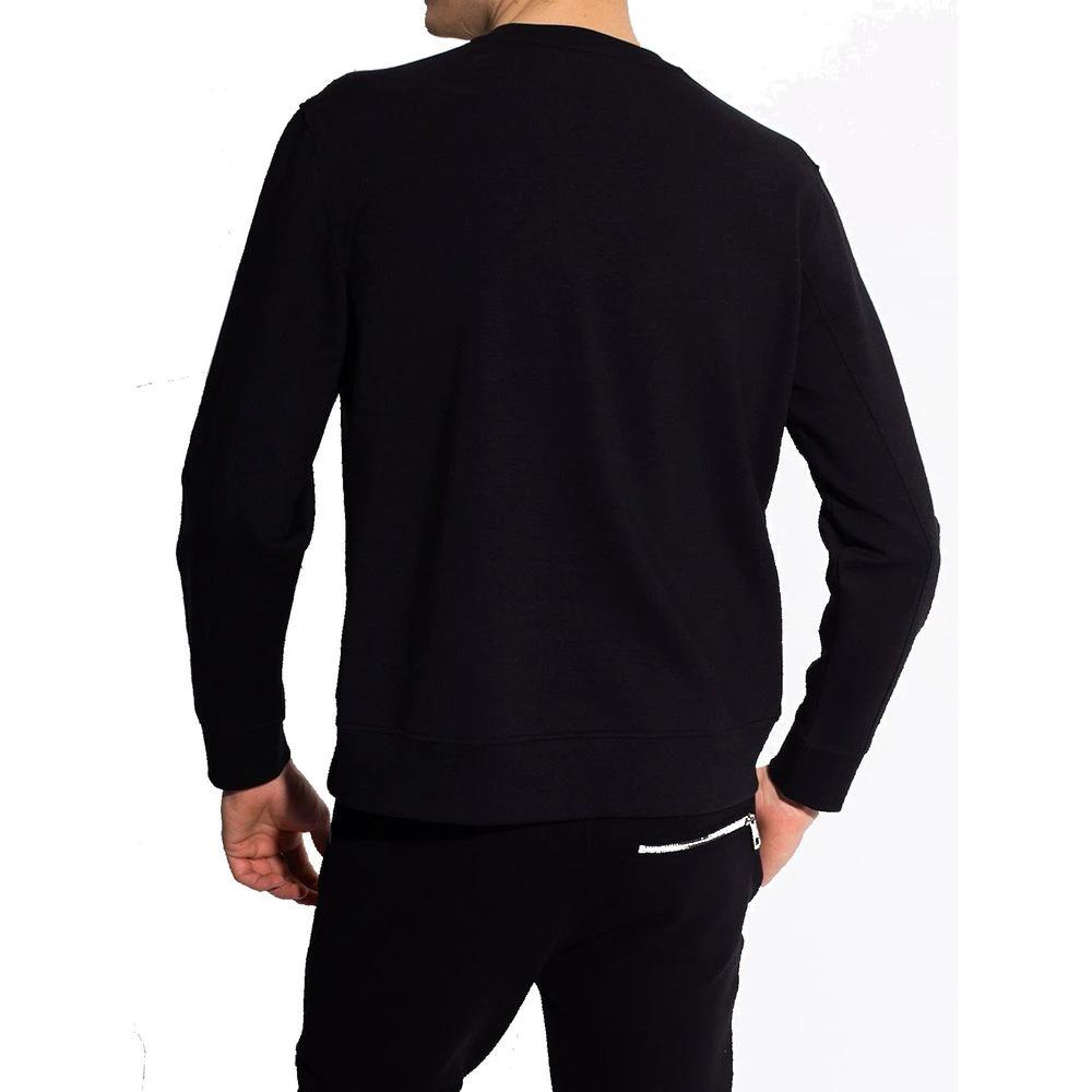 Neil Barrett Black Cotton Sweatshirt by Neil Barrett