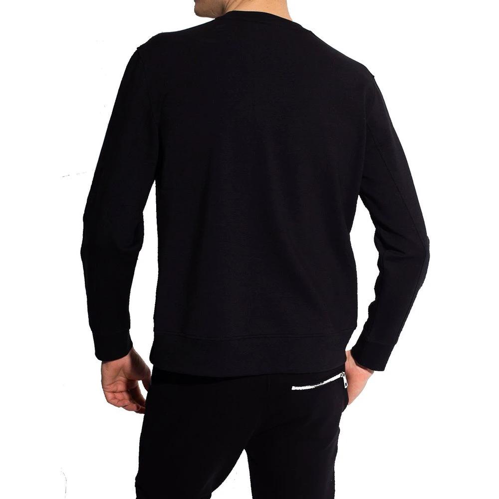 Neil Barrett Black Cotton Sweatshirt by Neil Barrett