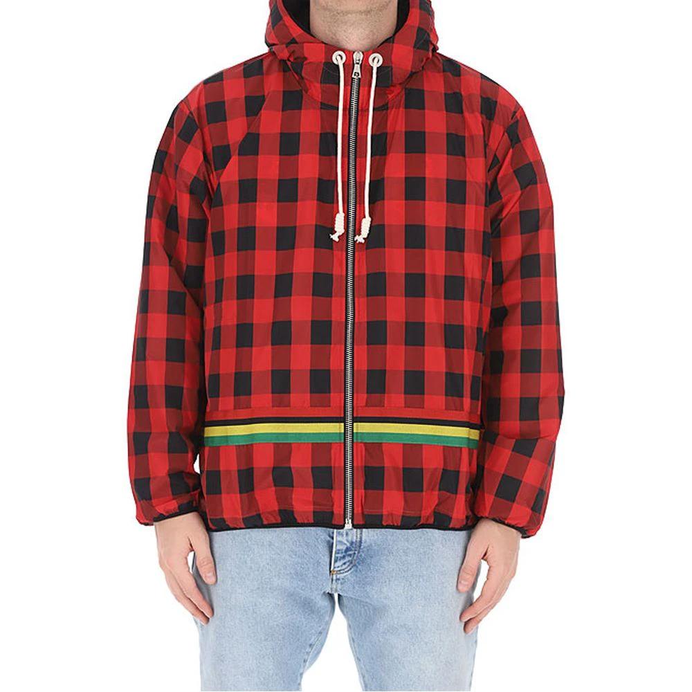 Palm Angels Multicolor Polyester Shell Jacket by Palm Angels