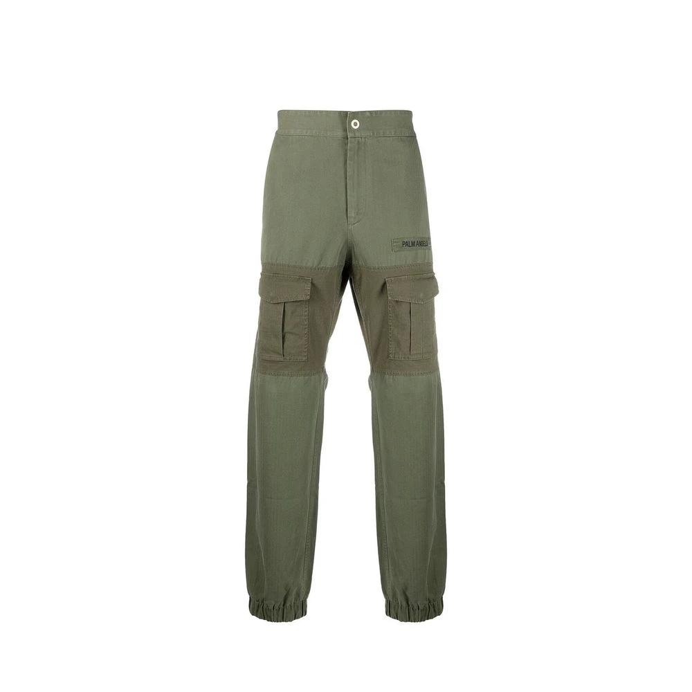 Palm Angels Bicolor Cotton Cargo Pants by Palm Angels