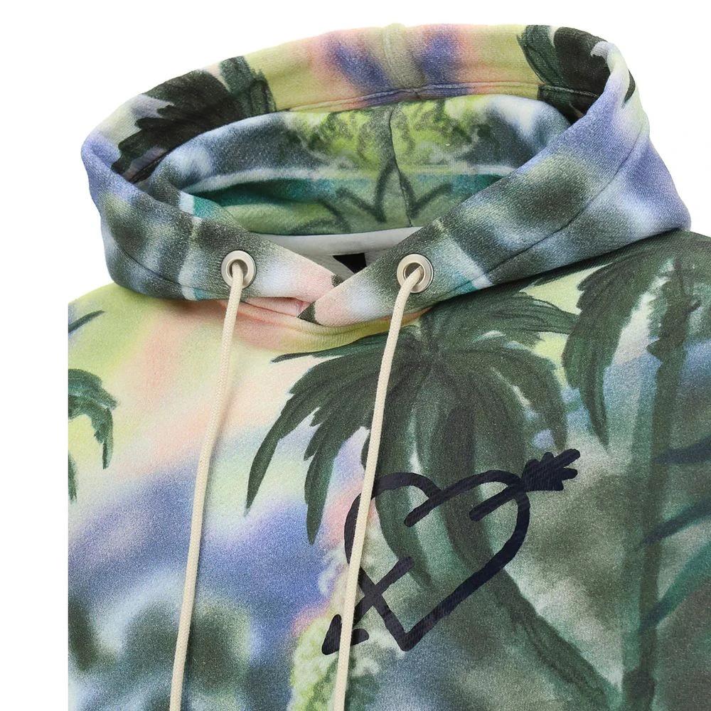 Palm Angels Bicolor Cotton Sweatshirt by Palm Angels