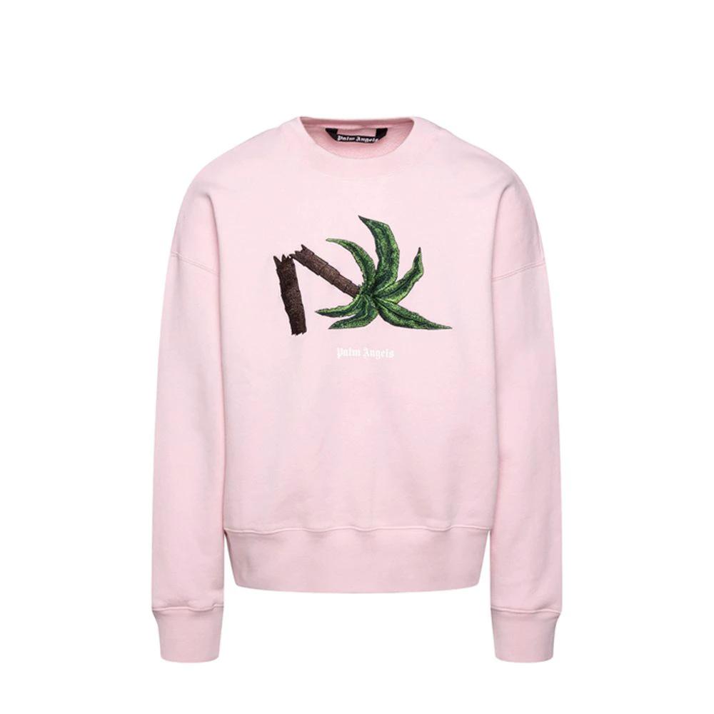 Palm Angels Multicolor Cotton Sweatshirt by Palm Angels