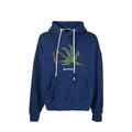 Palm Angels Blue Cotton Sweatshirt by Palm Angels