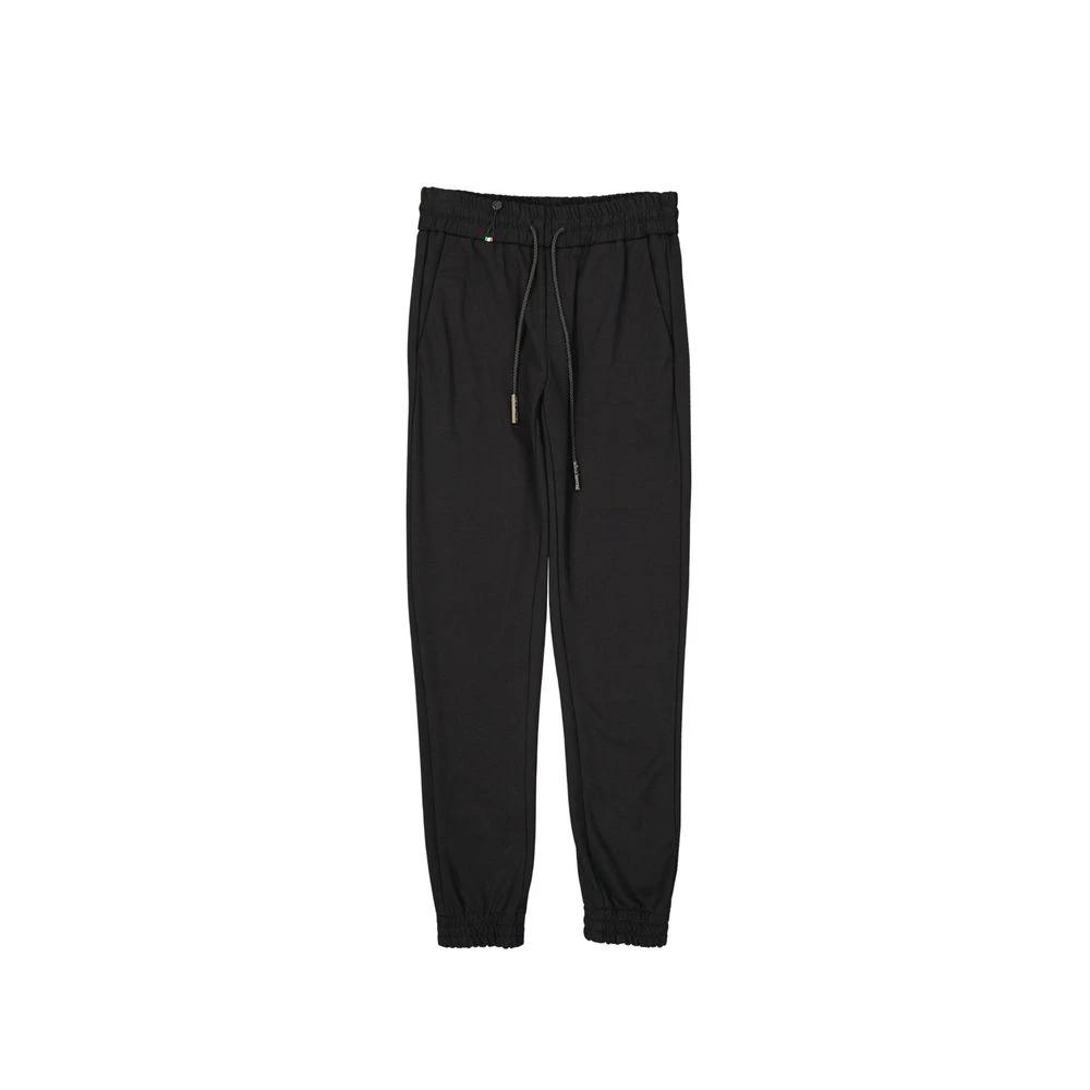 Philipp Plein Black Elastane Joggers (Workout Pants) by Philipp Plein