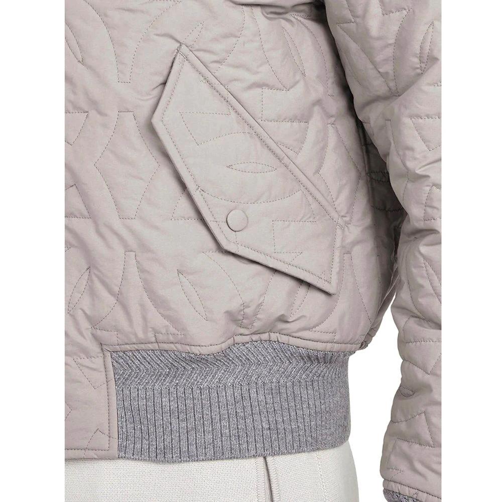 Salvatore Ferragamo Gray Polyester Bomber by Salvatore Ferragamo