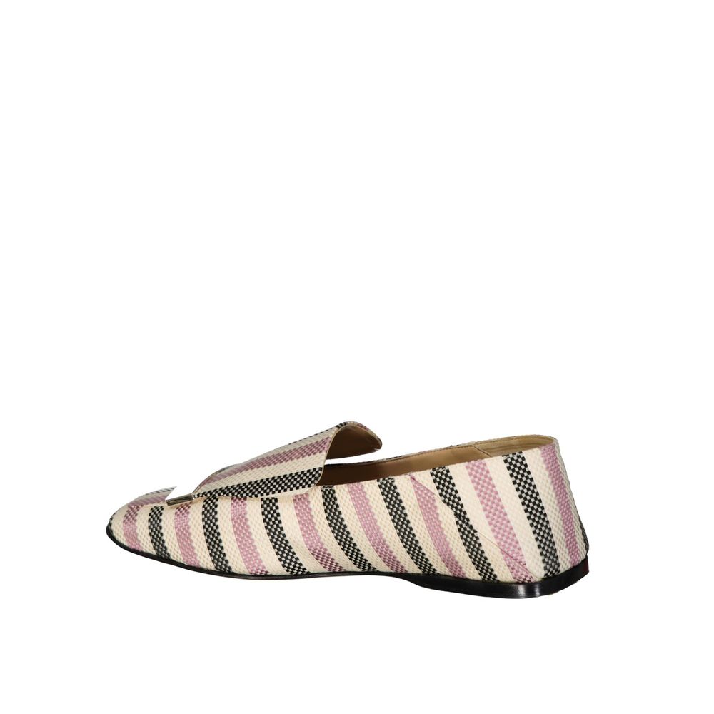 Mocassins Sergio Rossi en tissu blanc