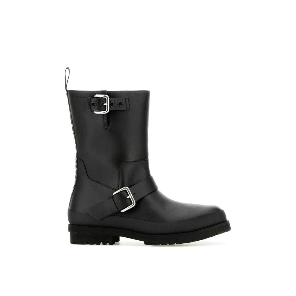 Stella McCartney Black Polyester Lace-Up Boots by Stella McCartney
