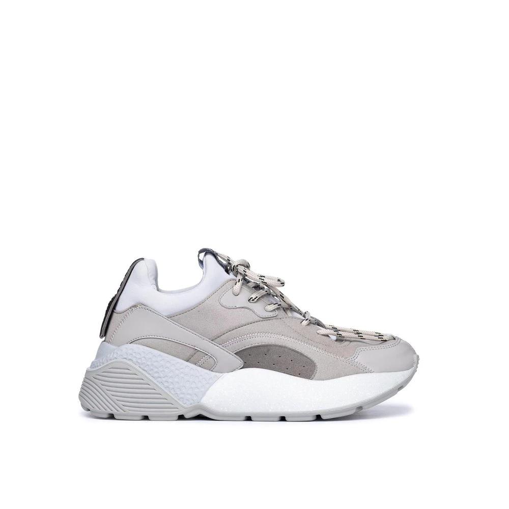 Stella McCartney Gray Vegan Leather Chunky Sneakers by Stella McCartney