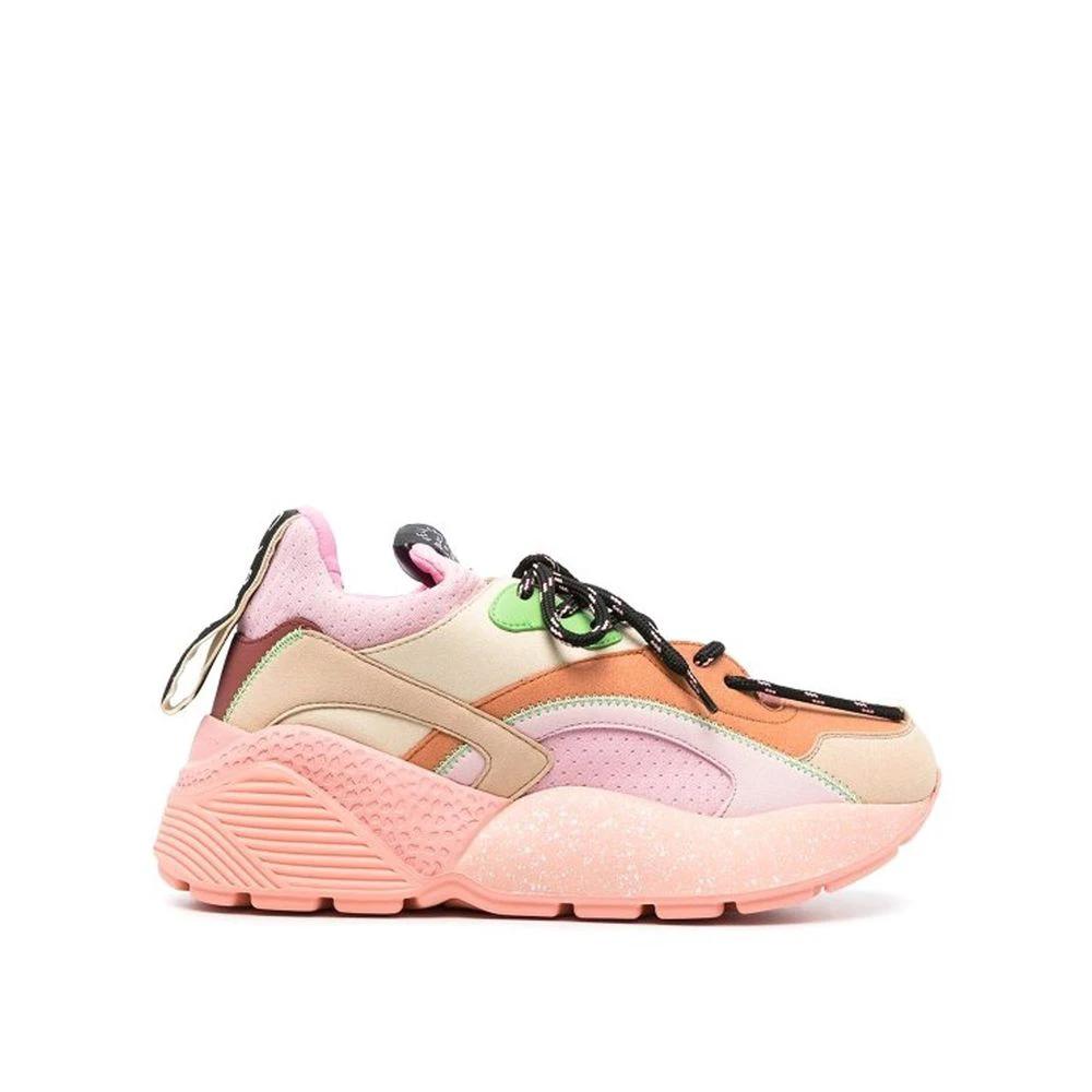 Baskets montantes orange en polyéthylène Stella McCartney
