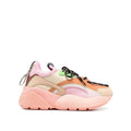 Baskets montantes orange en polyéthylène Stella McCartney