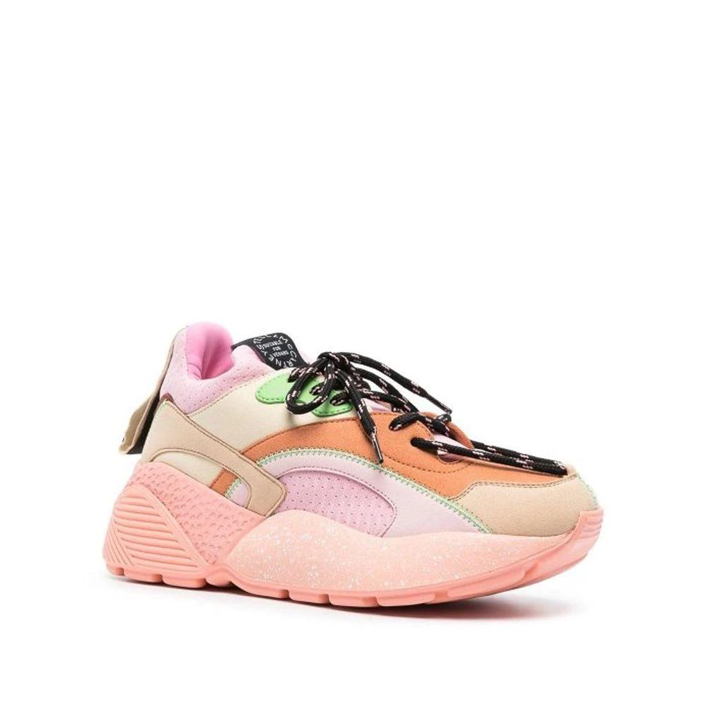 Baskets montantes orange en polyéthylène Stella McCartney