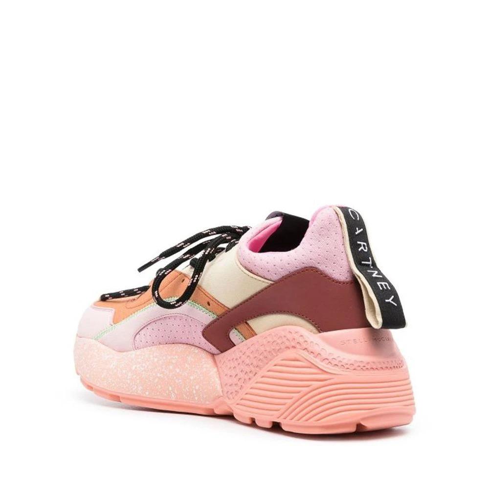 Baskets montantes orange en polyéthylène Stella McCartney