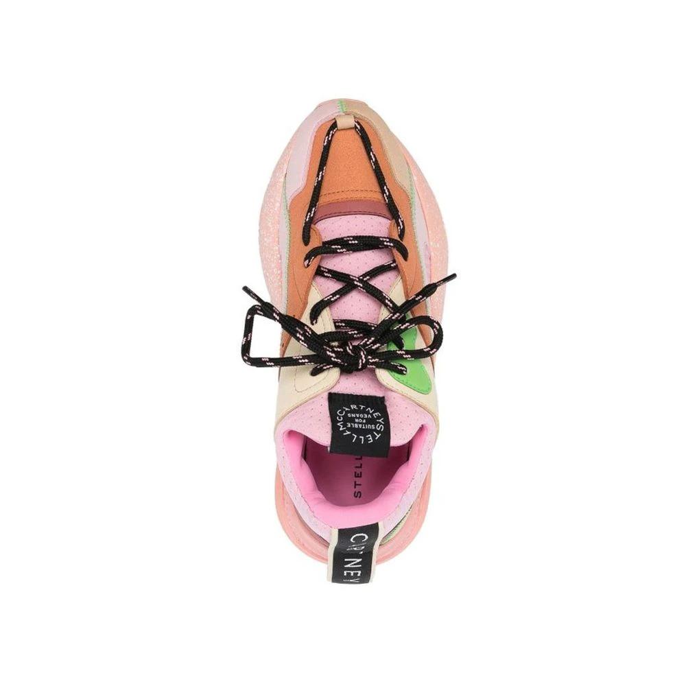 Baskets montantes orange en polyéthylène Stella McCartney