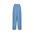 Stella McCartney Blue Linen Casual Pants by Stella McCartney
