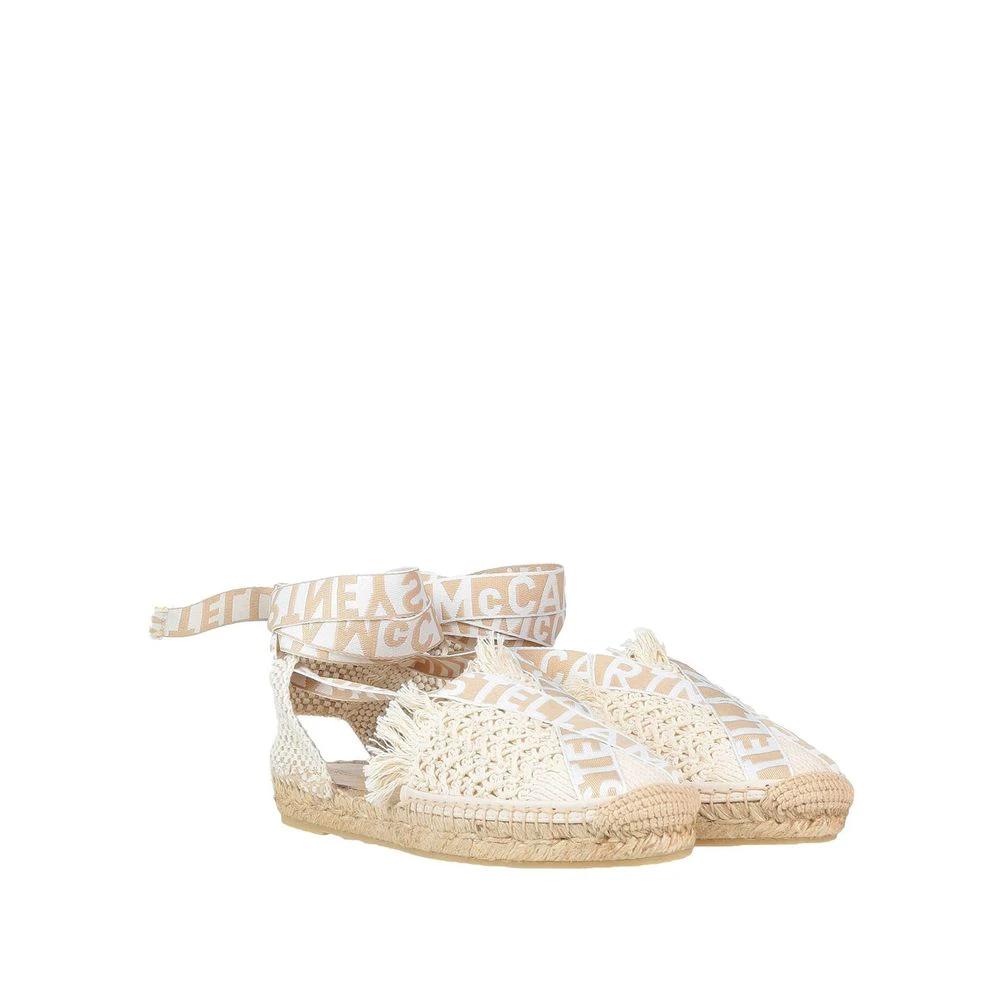 Stella McCartney Beige Canvas Espadrilles by Stella McCartney