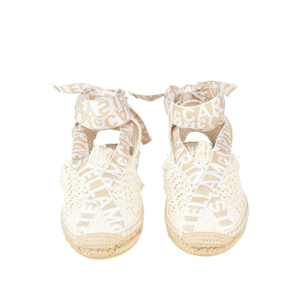 Stella McCartney Beige Canvas Espadrilles by Stella McCartney