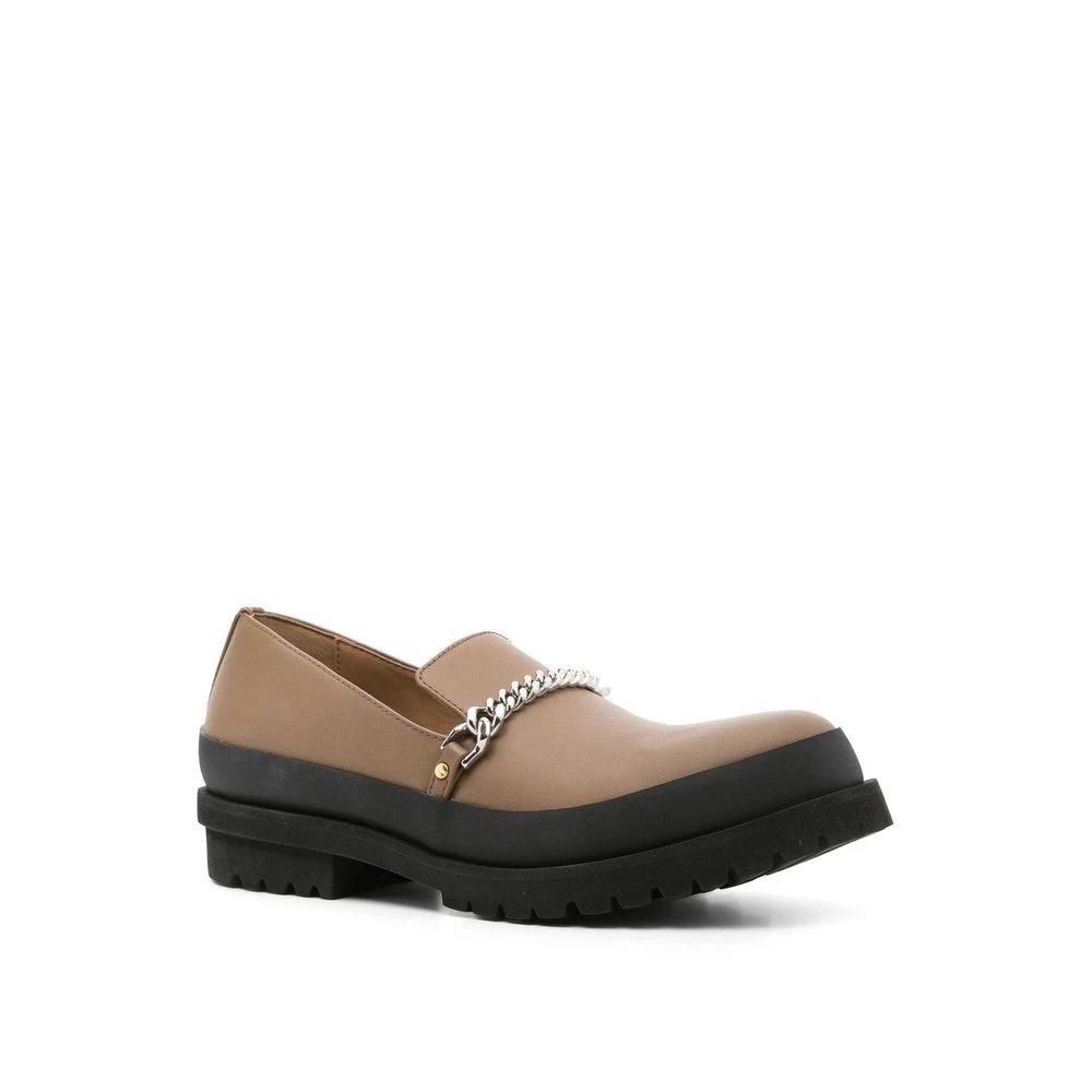 Stella McCartney Brown Vegan Leather Slip-On Loafers by Stella McCartney