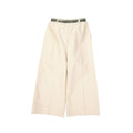 Stella McCartney Beige Viscose Cropped Pants by Stella McCartney