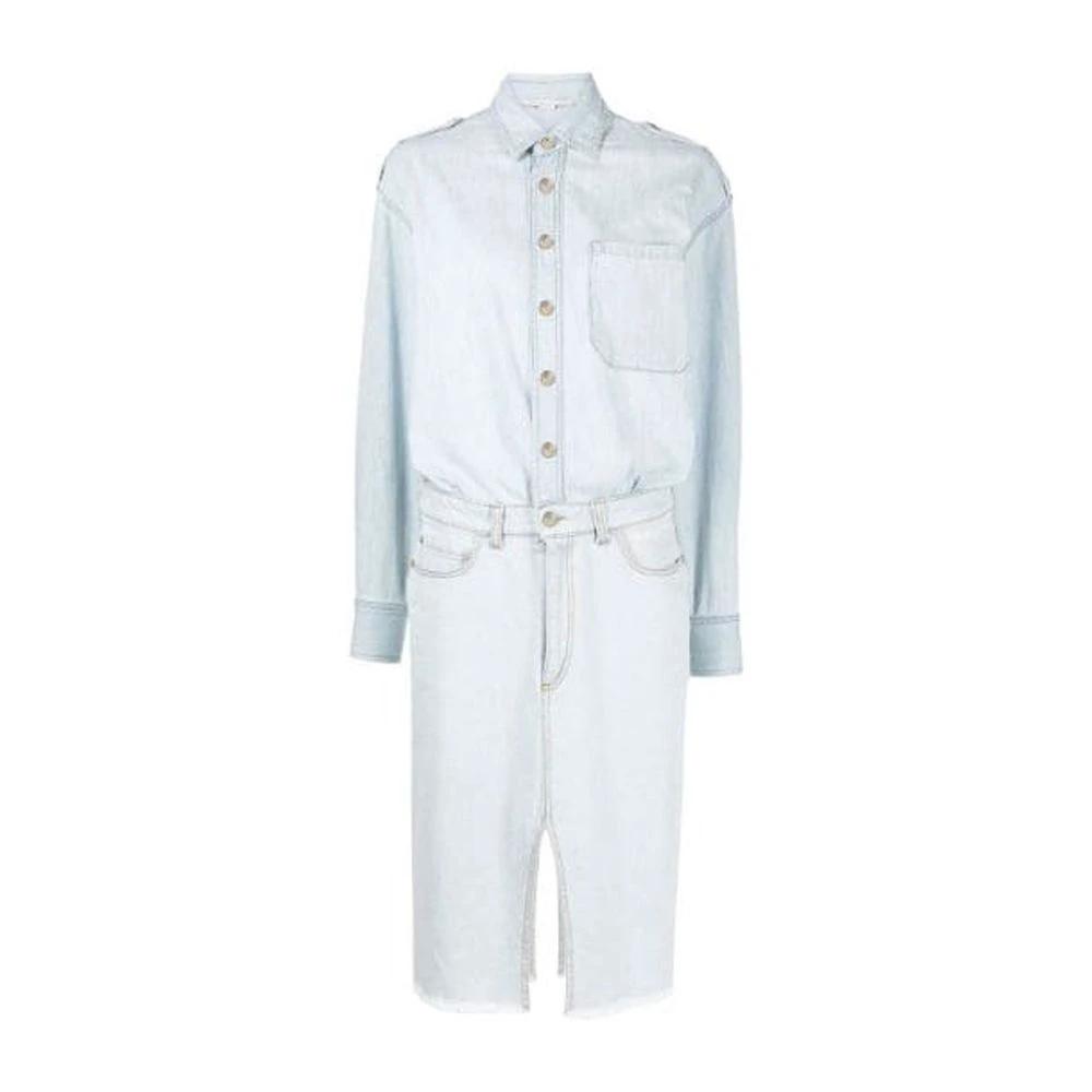 Stella McCartney Blue Cotton Casual Dress by Stella McCartney