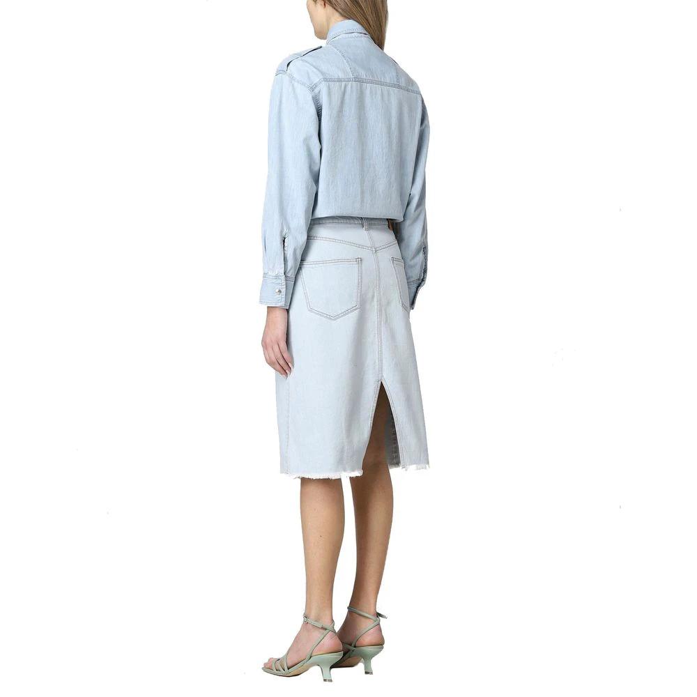 Stella McCartney Blue Cotton Casual Dress by Stella McCartney