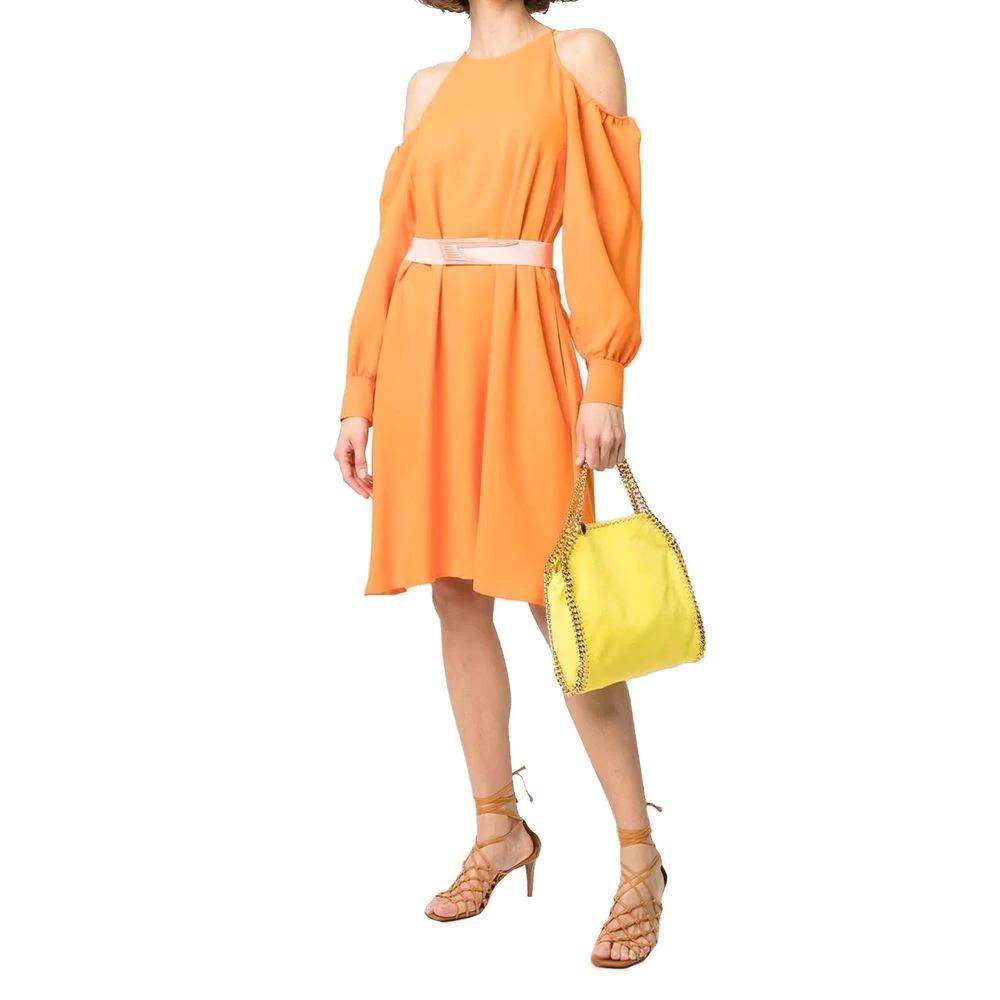 Stella McCartney Orange Viscose Casual Dress by Stella McCartney