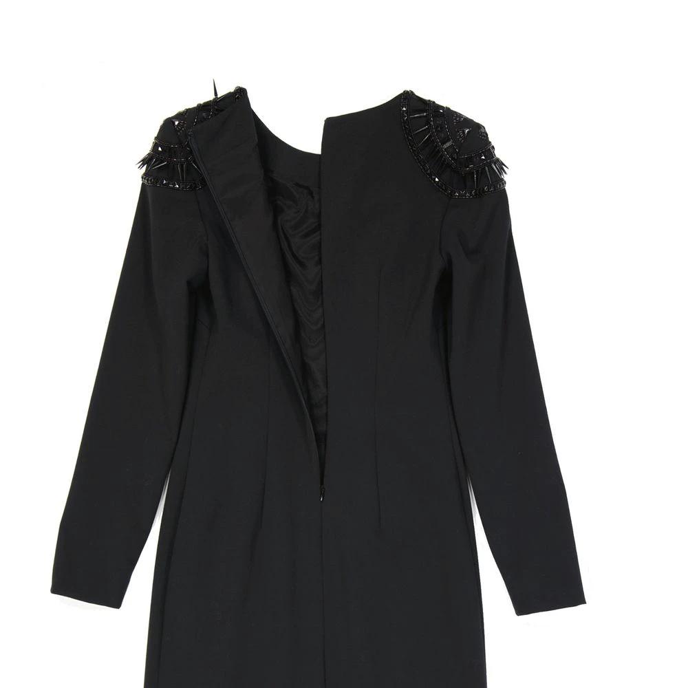 Alberta Ferretti Black Elastane Casual Dress by Alberta Ferretti