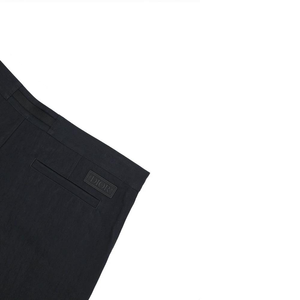 Dior Black Cotton Bermuda Shorts by Dior