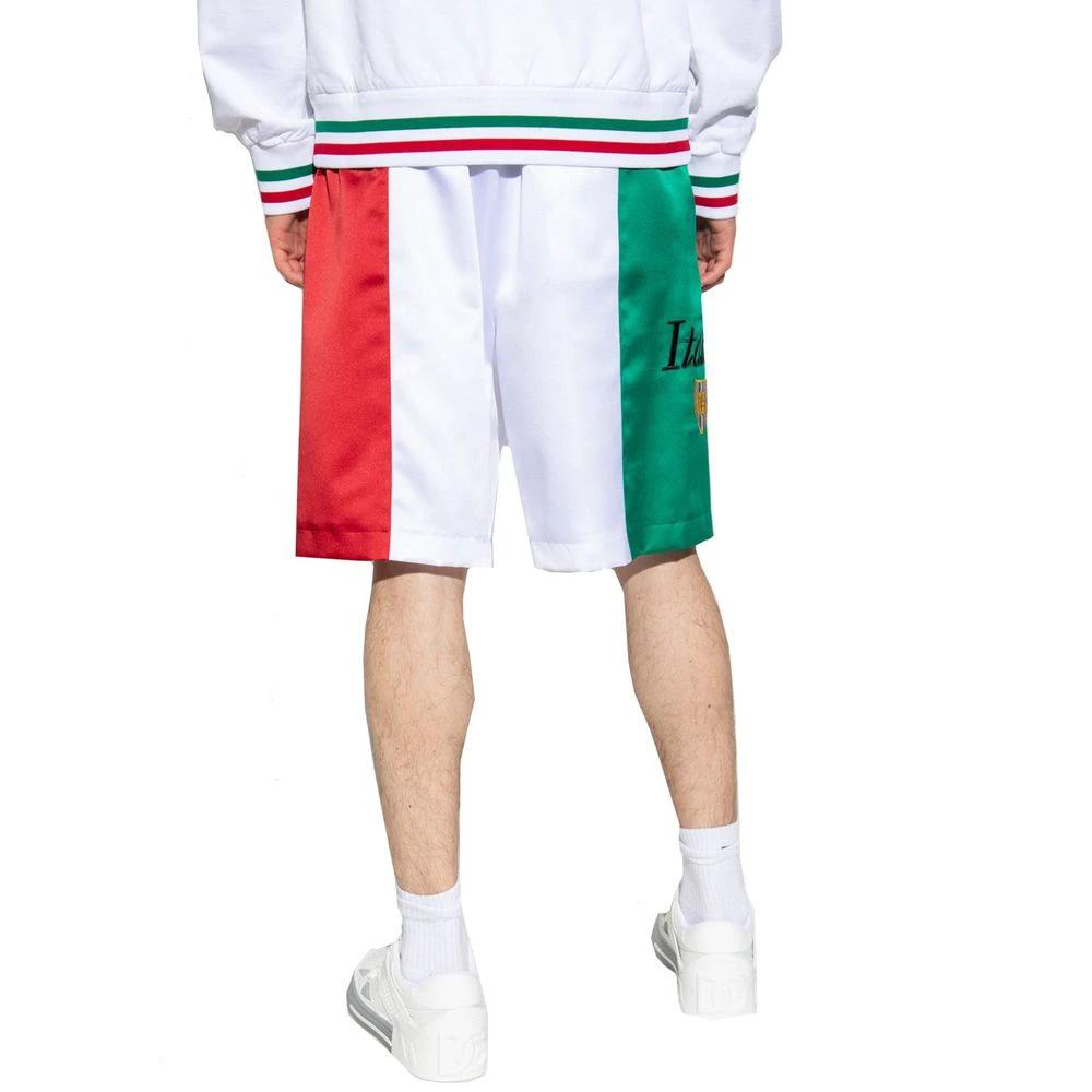 Dolce & Gabbana White Polyester Shorts by Dolce & Gabbana
