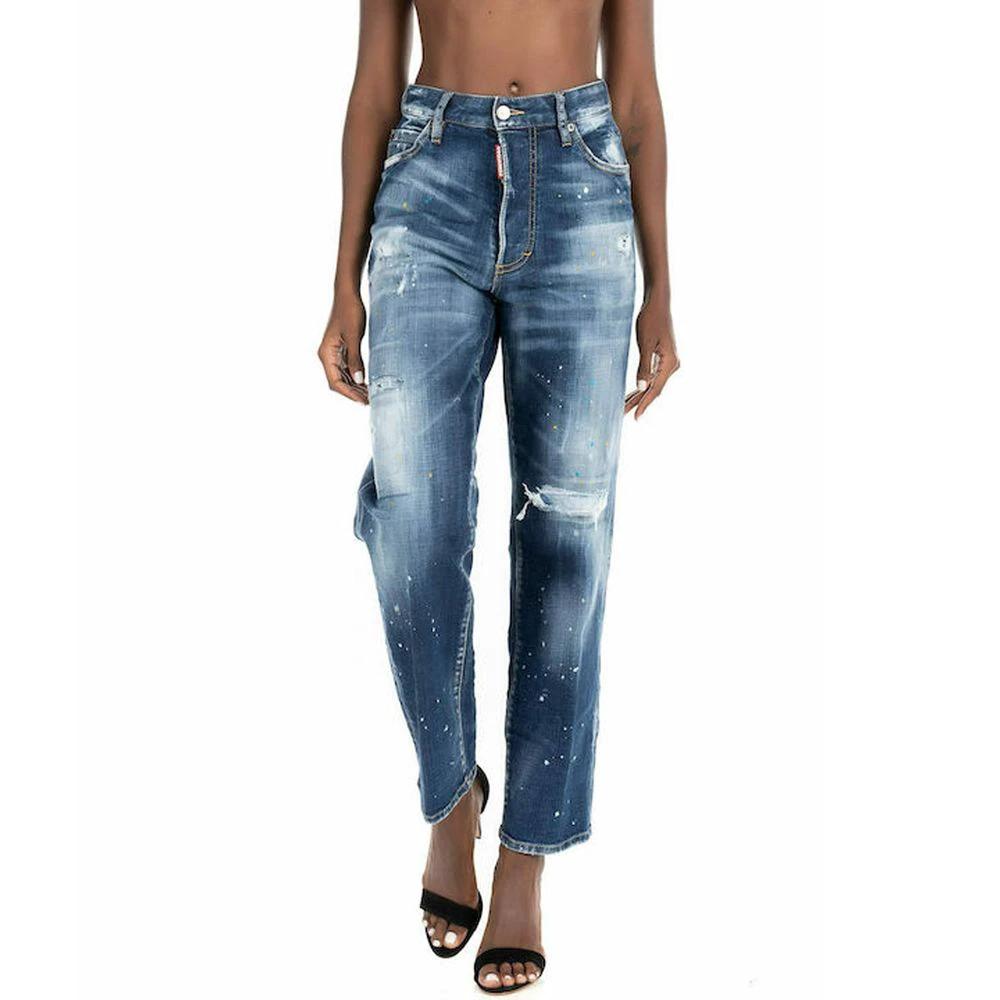 Dsquared² Blue Cotton Jeans Denim by Dsquared²