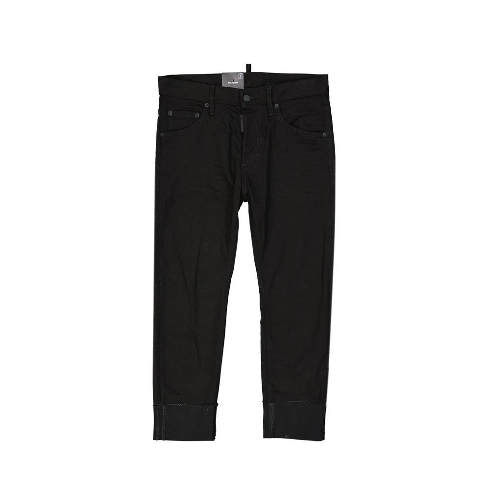 Dsquared² Black Cotton Jeans Denim by Dsquared²
