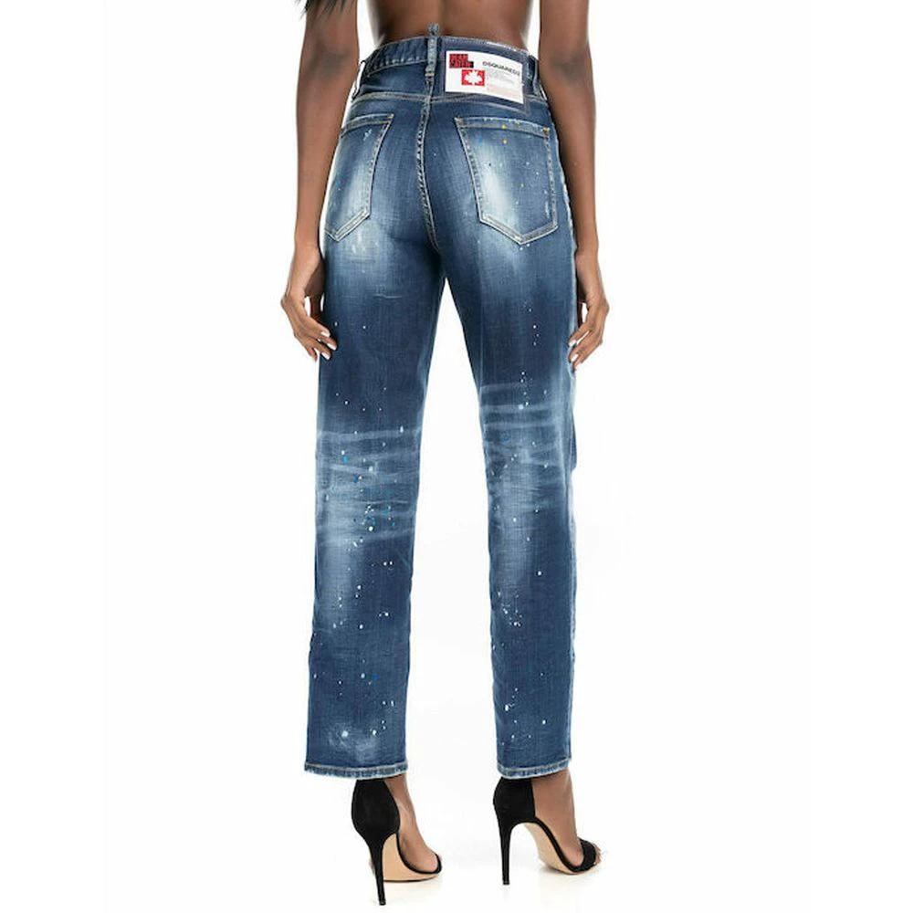 Dsquared² Blue Cotton Jeans Denim by Dsquared²