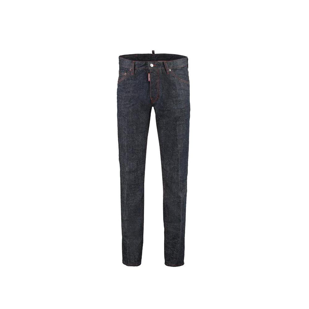 Dsquared² Blue Cotton Skinny Jeans by Dsquared²