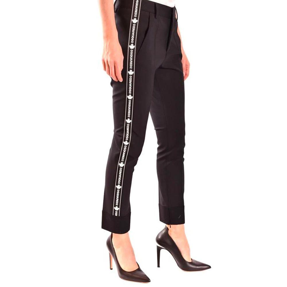 Dsquared² Black Wool Dress Pants by Dsquared²