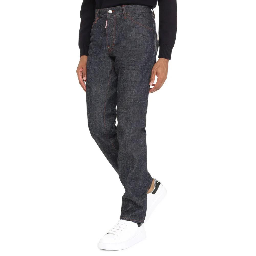 Dsquared² Blue Cotton Skinny Jeans by Dsquared²